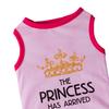 Puppy Clothes Round Neck Letter Printed Fashion Outfit Pet Vest Dog Sleeveless Clothes Cat Costume