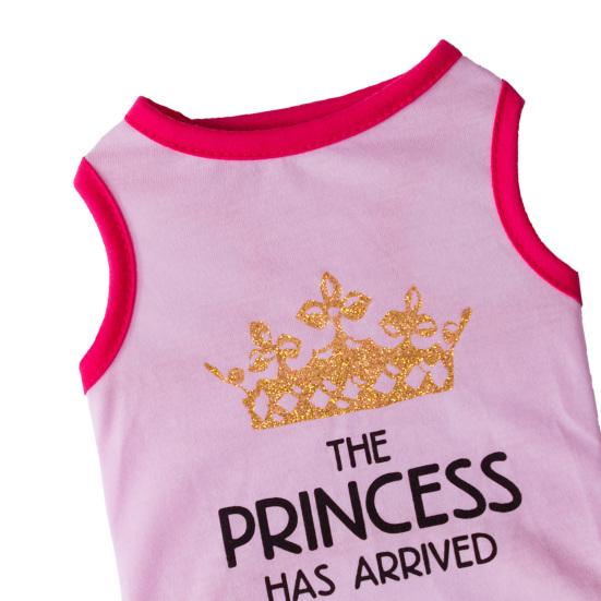 Puppy Clothes Round Neck Letter Printed Fashion Outfit Pet Vest Dog Sleeveless Clothes Cat Costume