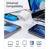 Chargeur Rapide 25W - E.F.CONNECTION - USB-C - Câble 1M - Compatible Google Pixel 6 à 9 Pro