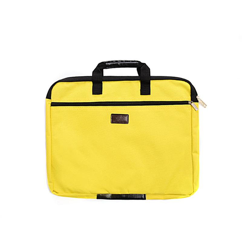 A4 Waterproof Double-Layer Canvas Conference and Document Bag with Logo Printing