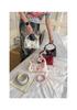 Women's Summer 2026 Sweet Lace Polka Dot Pleated Cloud Crossbody Bag