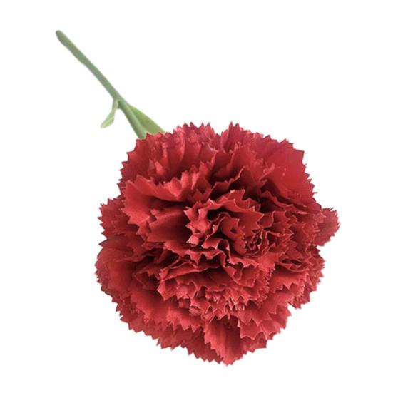 Künstliche Nelkenblume 29 cm Fake Seiden-Nelkenblume mit Einzelstiel für Hochzeit Brautstrauß Jubiläum Geburtstag Haus Esstisch Dekoration