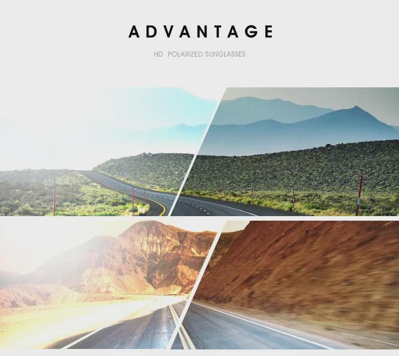 Polarized Metal & Plastic Sunglasses, UV Protection for Men & Women