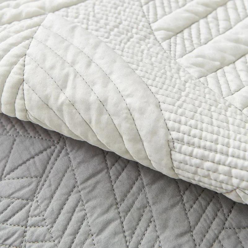 Nordischer Dicker Sofabezug Blätterdruck Weiche warme Sofakissenhandtuch für Wohnzimmer Universal Rutschfester Couchschoner Heimdekor