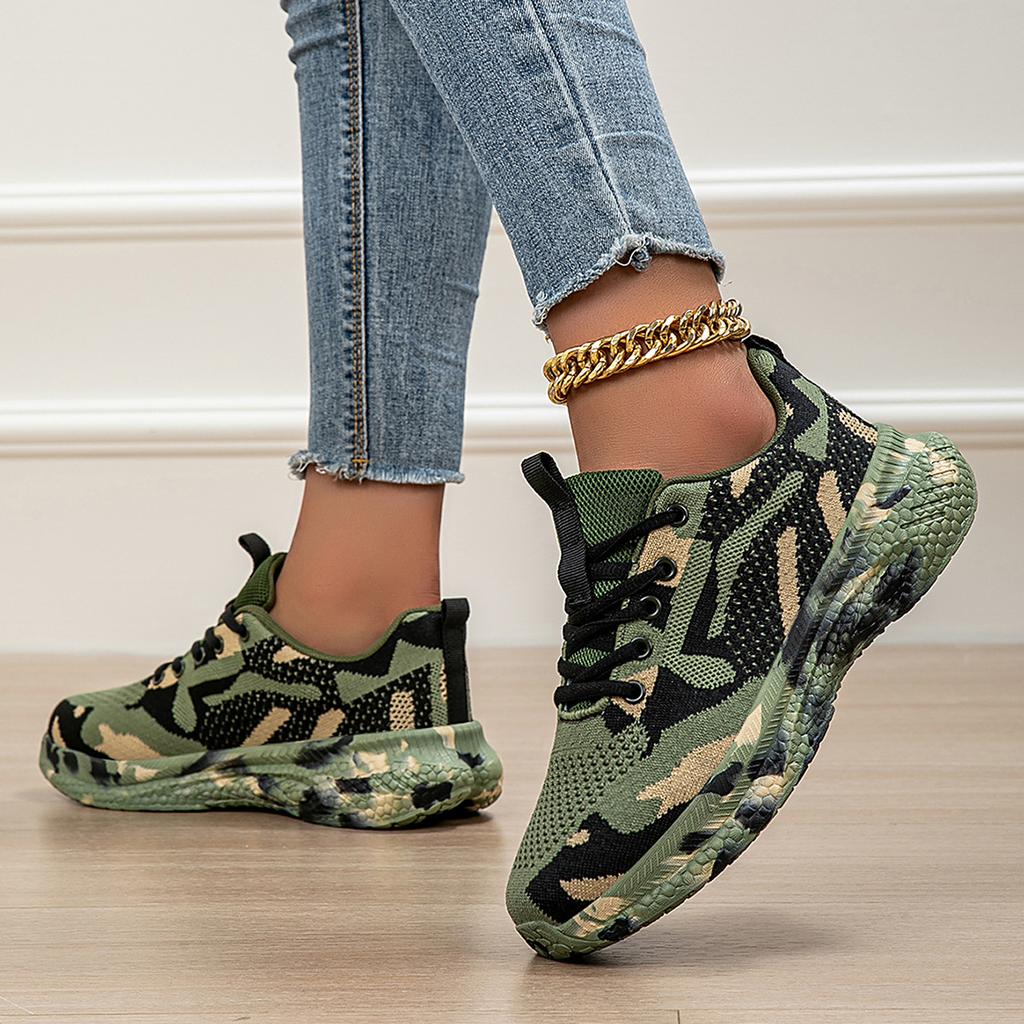 Large size camouflage shoes women's summer outdoor sports mountaineering student army training shoes mesh training shoes