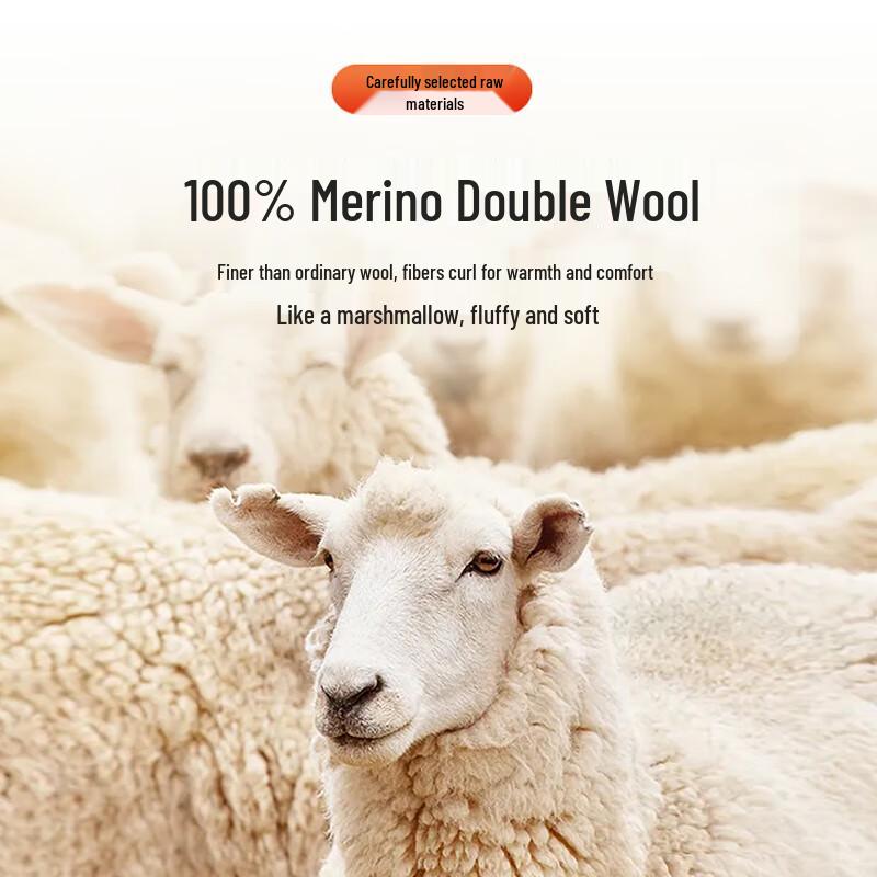 Men's 100% Lambswool Round Neck Pullover Sweater