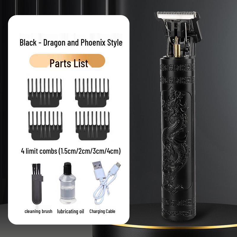 High-Power Rechargeable Hair Clipper for Long Battery Life & Precision Styling