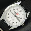 REFURBISHED VINTAGE SEIKO 5 AUTOMATIC 6309A JAPAN MENS WHITE WATCH A441271-4 Sk-a441271