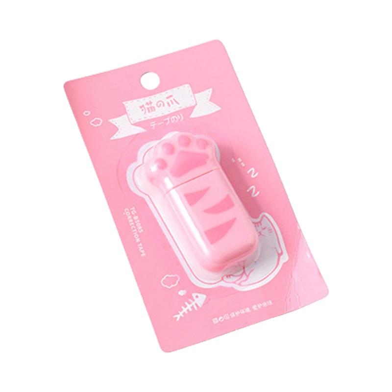 

Kitten Claws Correction Tape Roller 6mX5mm for Crafting Card Making Scrapbooking Refillable White Out Correction Tape 1