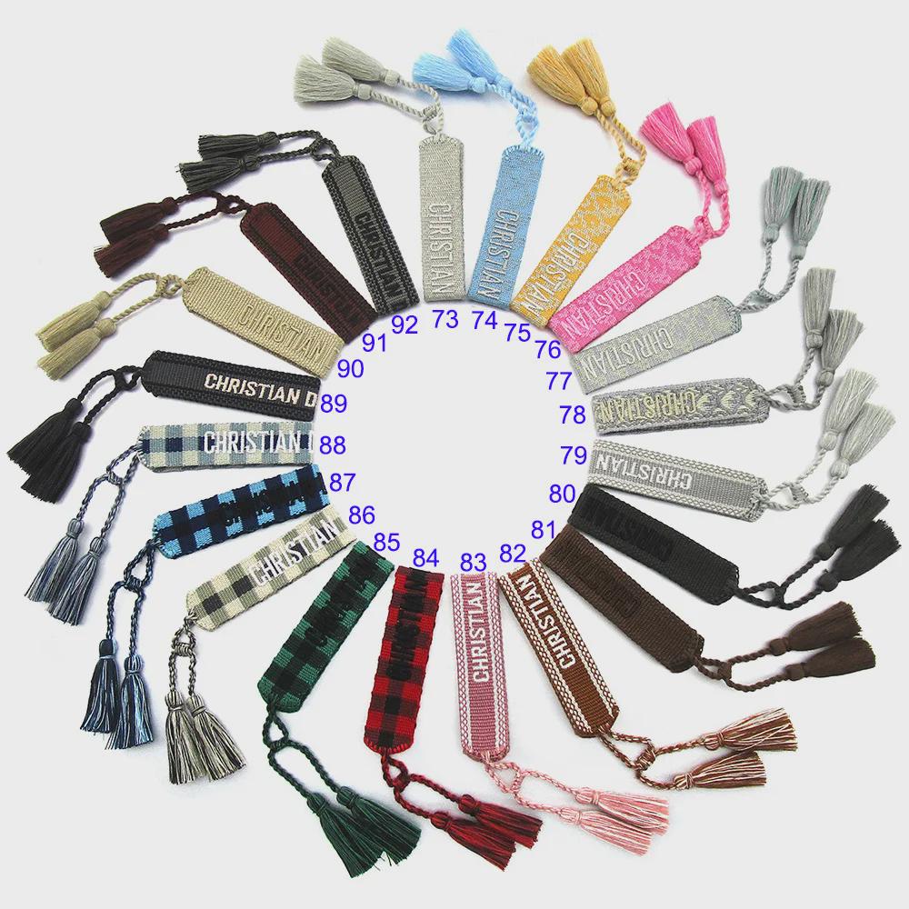 Bohemian Braided Rope Bracelet with Tassel and Letter Charm for Women