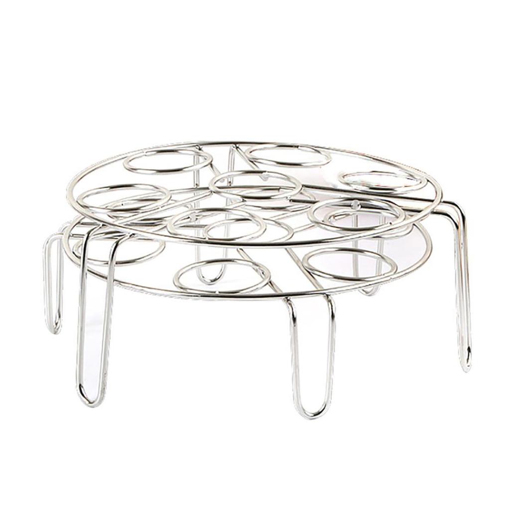2Pcs Kitchen Steamer Rack Instant Pot Egg Vegetable Cooker Holder Heater