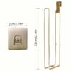 Elegant Bathroom & Kitchen Tissue and Toilet Paper Holder with Hooks