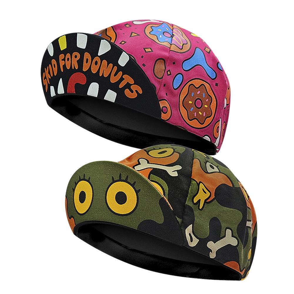 Freedom Outdoors Unisex Funny 2 Styles Donuts Eyes Ride Bike New Classical Cycling Caps Oscrolling Gorra Ciclismo