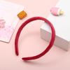 Candy Colorful Winter Elastic Plain Hair Bands Hard Hair Hoop Crown Tiara Base Crafting Accessories for Women Girls