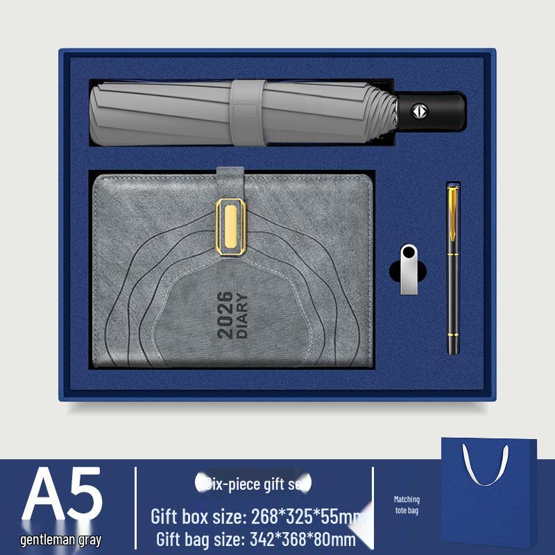 2026 Premium Engraved Notebook – Ideal for Students & Colleagues, Perfect as a Work Diary or Gift