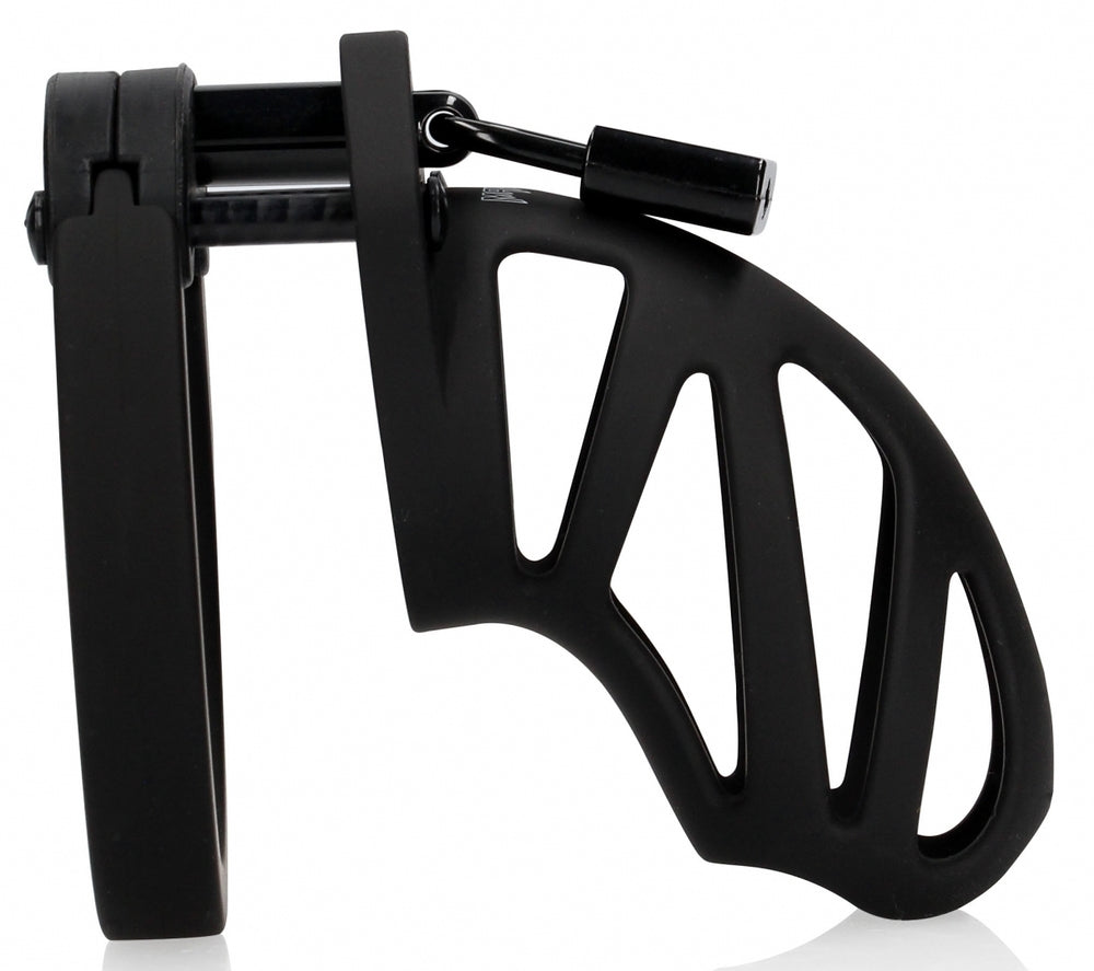 Cage de chasteté ManCage Modèle 24 - 9 x 3.5cm Noire - MANCAGE - Cages de Chasteté