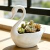 3D Printed Swan Succulent Planter Multi-use Candlestick Desktop Jewelry Storage Decor Display Tray