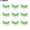 15PCS Enamel Colorful Dragonfly Charms Pendant Supplies For DIY Handmade Earrings Bracelets Jewelry Making Findings Accessories