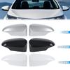 Side Rearview Mirror Cover Cap Black Pearl White Silver for Toyota Corolla 2014 2015 2016 2017 2018 w/Turn Signals Light US