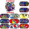 Rainbow Friends 2 Pencil Case Large Capacity Durable Nylon Material