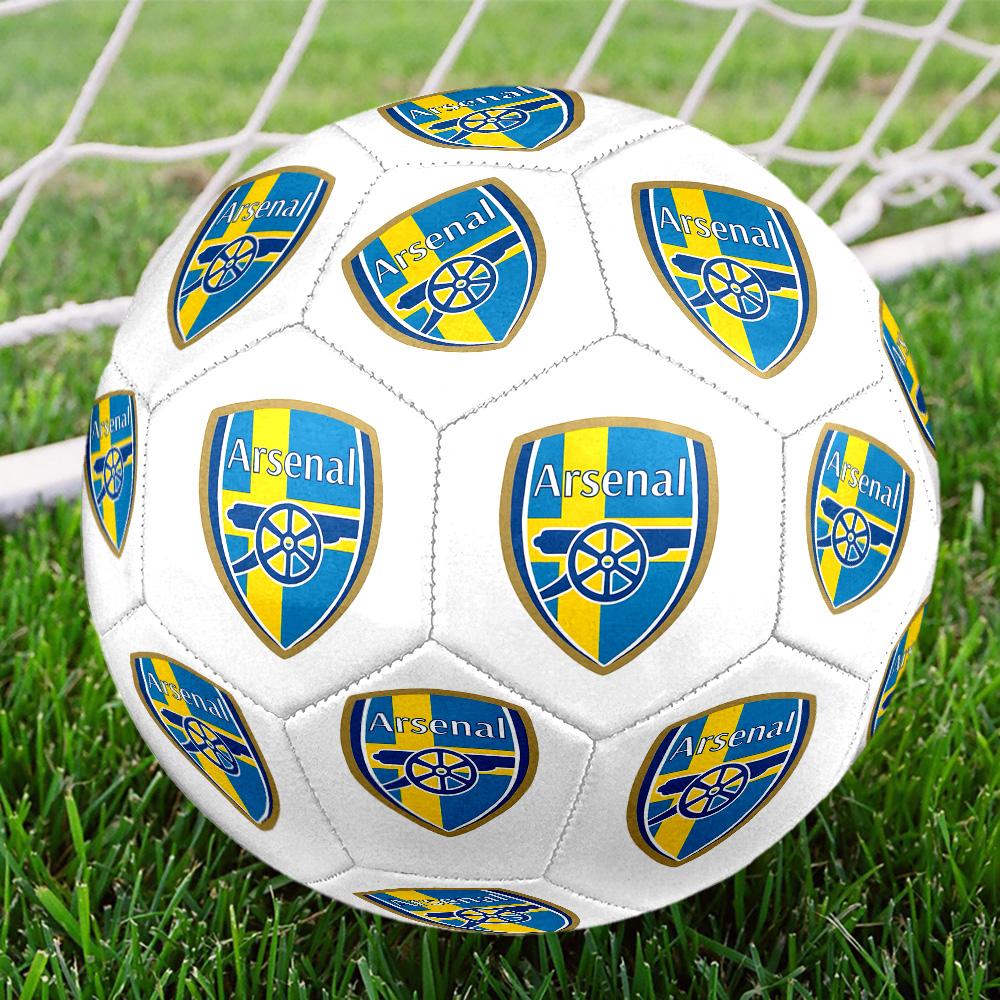 Cresta del Club di Calcio Arsenal Pallone da Calcio Misura 5 Macchina da Cucire per Pallone da Calcio Allenamento all'Aperto e Partite per Accessori da Calcio