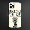 Bring Me The H-Horizons BMTH Phone Case For iPhone 16,15,14,13,12,11 Plus,Pro Max, Soft Silicone Black Cover