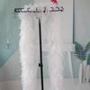 2 Meter Weißer Truthahn Chandelle Federn Boa Voll Straußen Marabou Boa Besatz Für Hochzeitskleid Weihnachtsfeier Basteln Dekoration