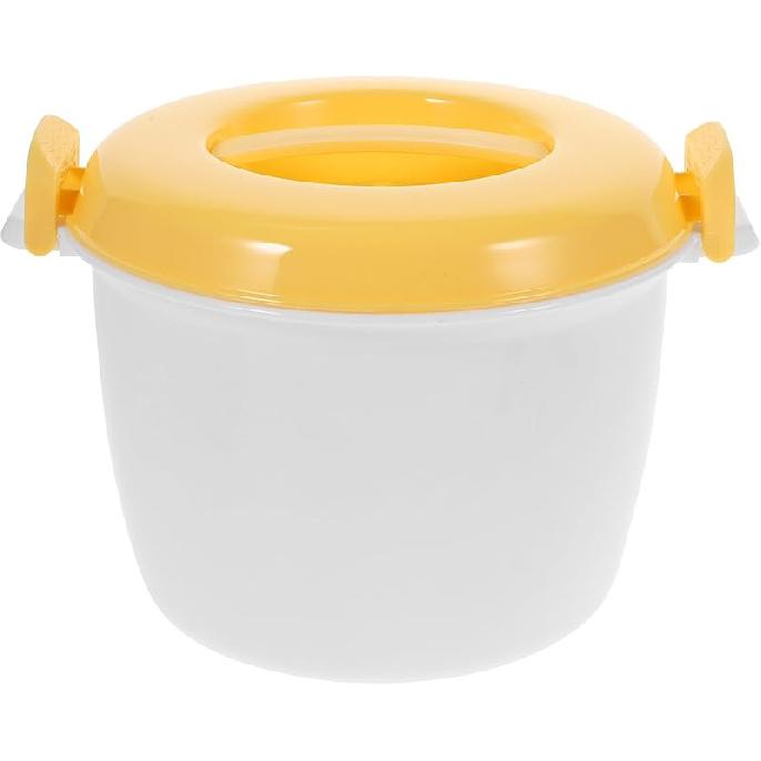 DOITOOL Microwave Rice Cooker - Mini Steamer for Pasta, Chicken, Bacon, Vegetables 18X18X15CM