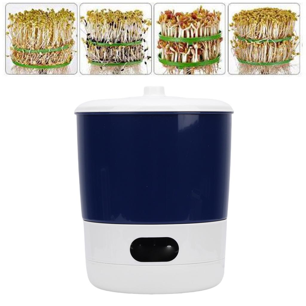 Bean Sprouts Machine Intelligent Automatic Bean Sprouts Maker 2 Layers Large Capacity PP 20W