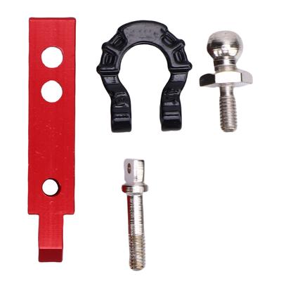 RC Car Trailer Hook Fit for 4107 MK07 Multifunctional High Strength Alloy 1 8 1 10 RC Car Model Tow Hitch Red with