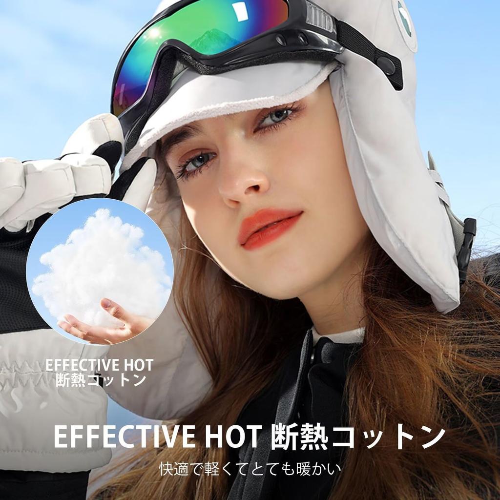 Pilot Winter Flight Heat Fleece Ear Flaps Flight Snowboarding Mountain Climbing Cold Weather Comes with Mountain Head Circumference Gray [LEZOOY] Cap,