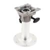 Marine Adjustable Seat Pedestal Manual 330‑480mm 360 Degree Swivel for RVs Yachts Boats
