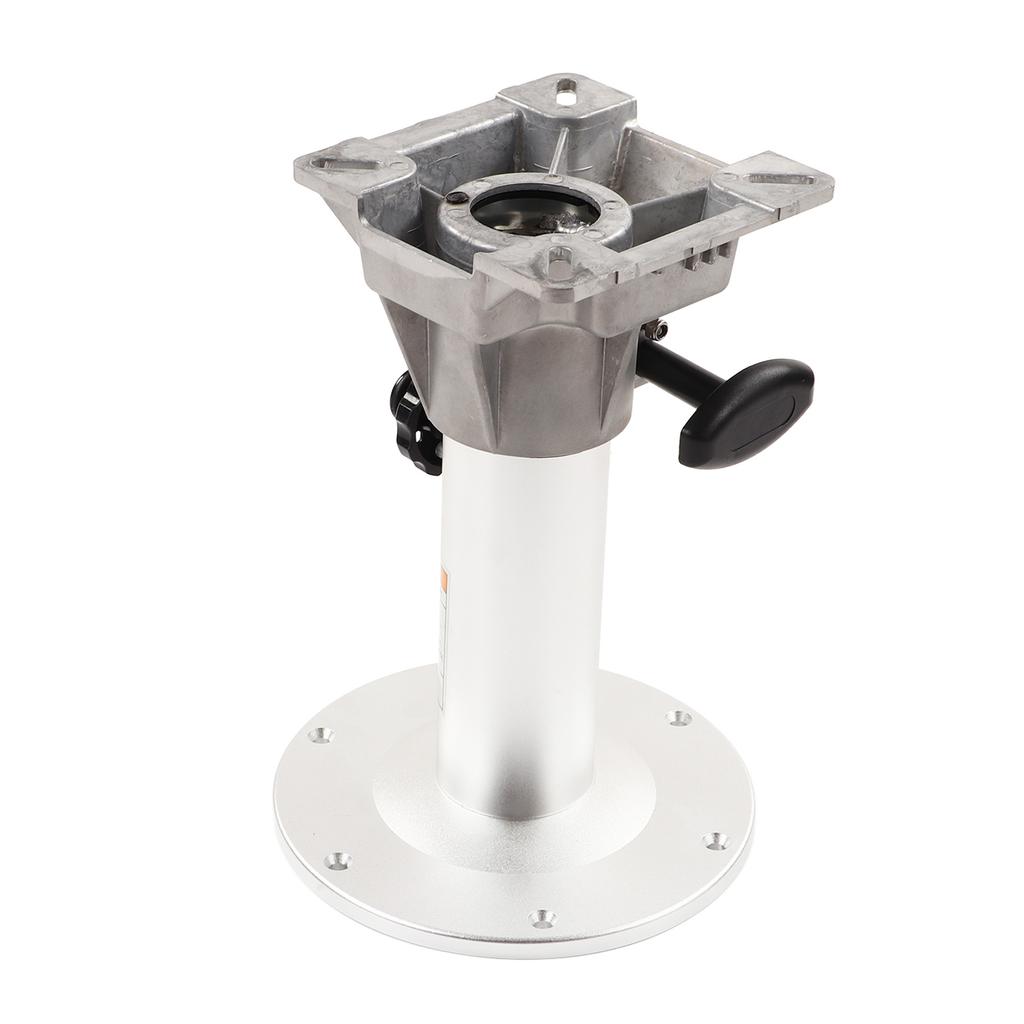 Marine Adjustable Seat Pedestal Manual 330‑480mm 360 Degree Swivel for RVs Yachts Boats