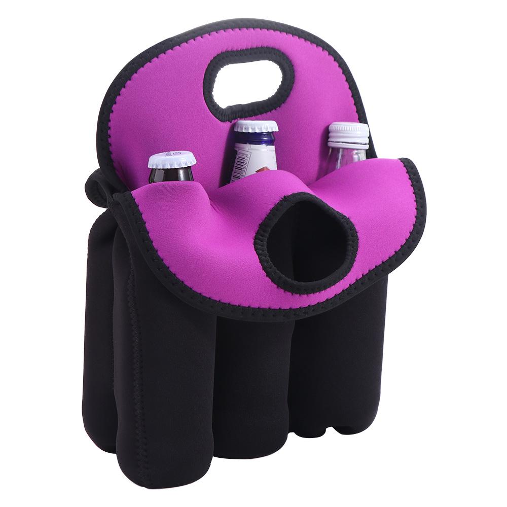 6 Bottles Can Carrier Tote Neoprene Beer Carrier Tote Bag Beer Bottle Holder Wine Accessories