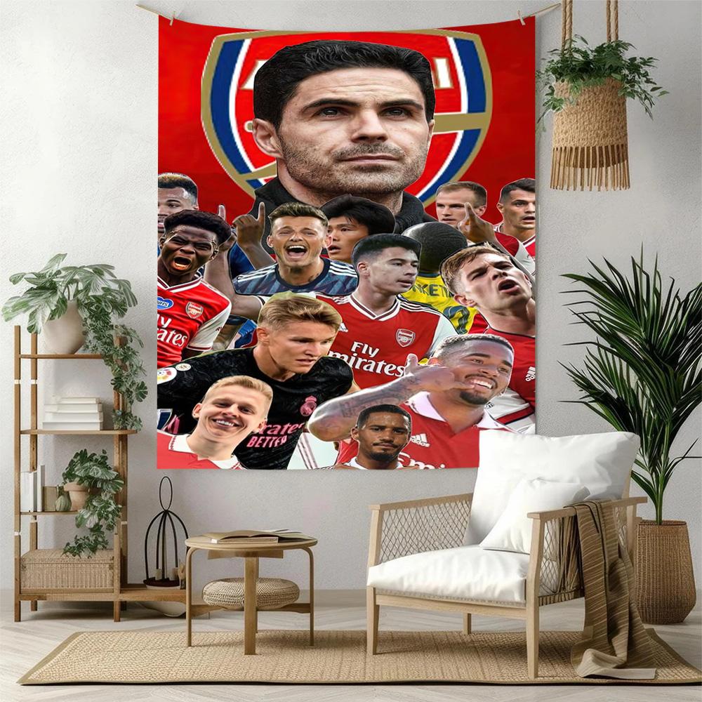 Arsenal Wall Decor Tapestry Art For Pet Memorial Birthdaywedding Party Backdrop Family Gift