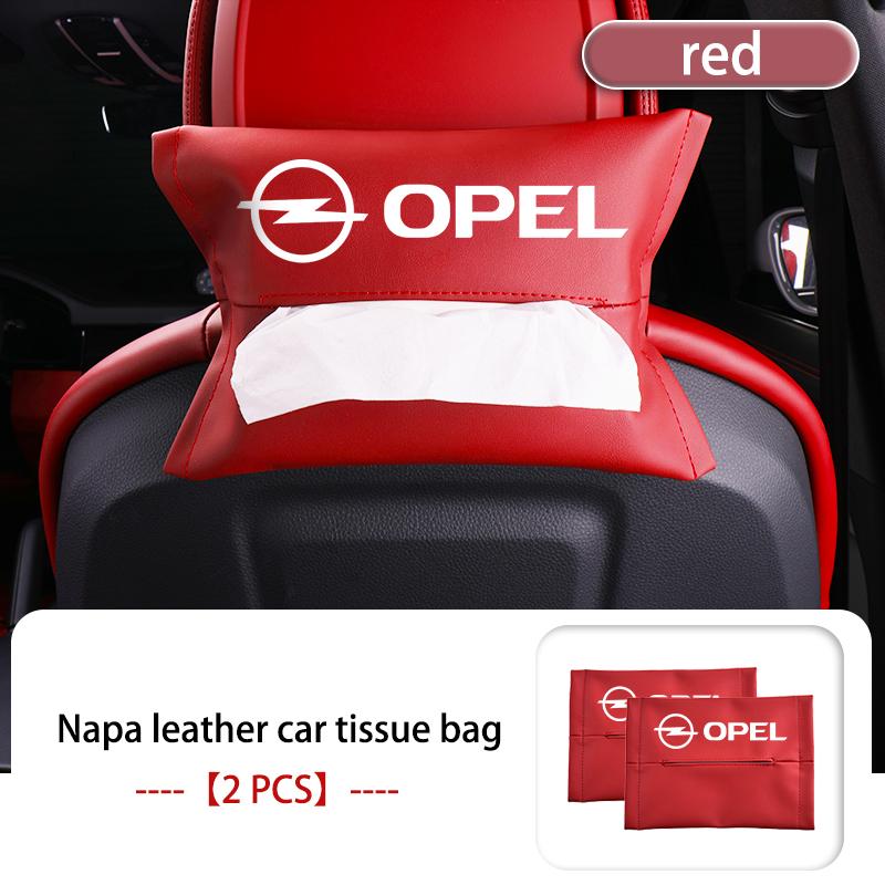 For Opel Car Seat Headrest Tissue Box Hanging Paper Towel Protetor Cover Organizer Tool Meriva Mokka Grandland Vectra Zafira BX8