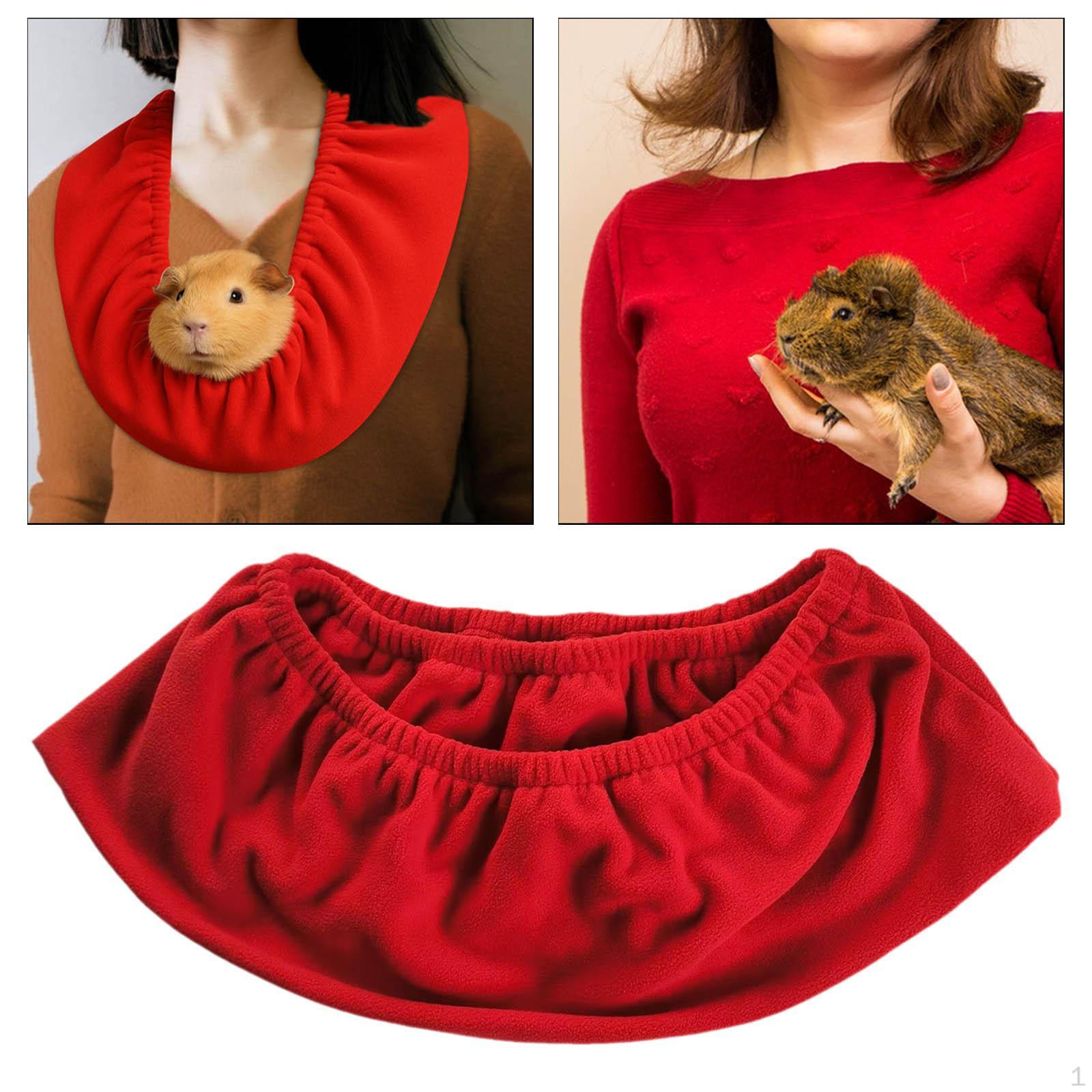 

Scarf for Pet Guinea Pig Travel Carrier Fashion Lightweight Comfortable Hamster Carrying Case красный