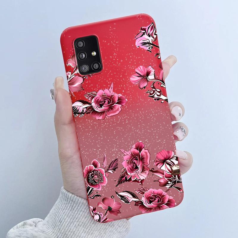 For Samsung Galaxy A51 A71 5G Phone Case Butterfly Girl Soft Silicone TPU Back Housing SM-A516B A516N A516V A716V A716U Covers
