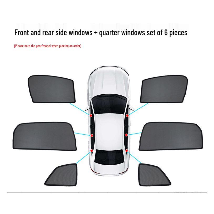 Magnetic Sunshade for BYD Sea Lion EV: Heat Insulation & Sun Protection for 05/06/07 Models