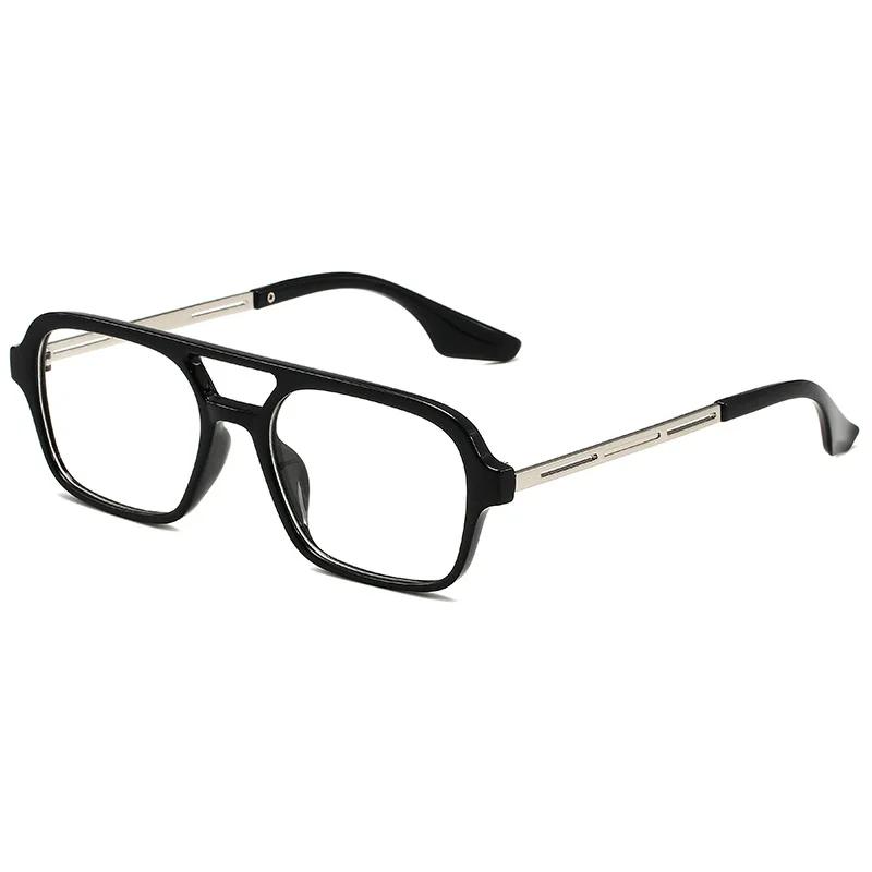 Small Frame Square Sunglasses Women Designer Fashion Luxury Vintage Hollow Leopard Blue Sun Glasses