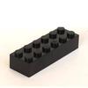 100g 2x6 Dot DlY Assembling Modules ThickFigures Bricks Educational Toy Creative Design SizeCompatible Equipped With Durable Plastic Playthings for
