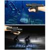 Outdoor Underwater Scuba Diving LED Torch Flashlight Holder Hands Free Glove