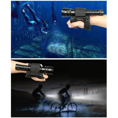 Outdoor Unterwasser Tauch-LED-Taschenlampe Halter Freihand Handschuh