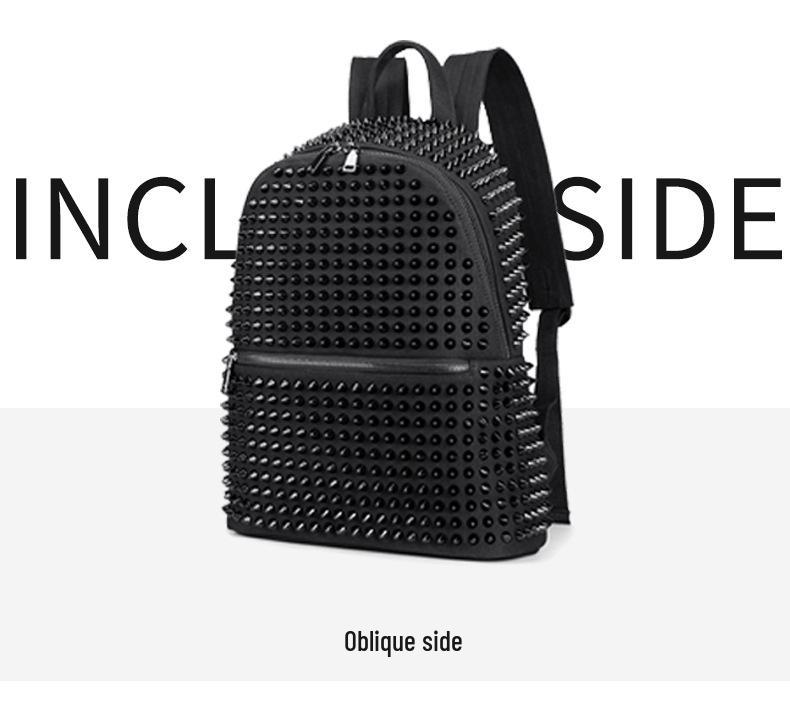 Women's High-End Rivet Backpack 2025 - Large Capacity, Korean Style