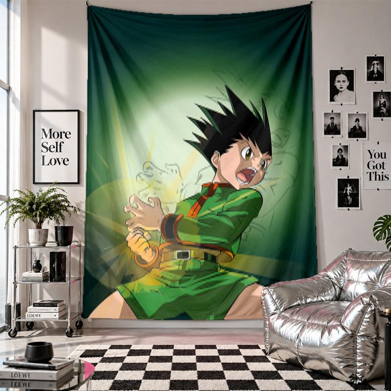 Wall TapestryHunter X Hunter Art Hanging Cloth Decorative Background Cover for Room Decoration
