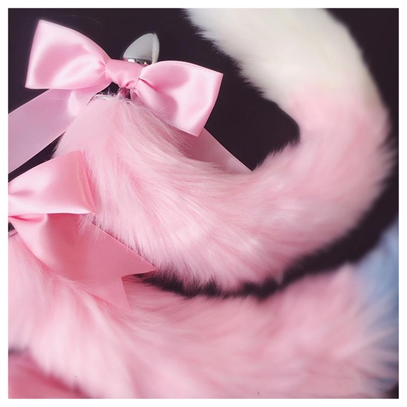 Neko Cat Ears Headband With Fox Or Kitten Tail Metal Butt Plug  Cosplay Butt Plug Tails