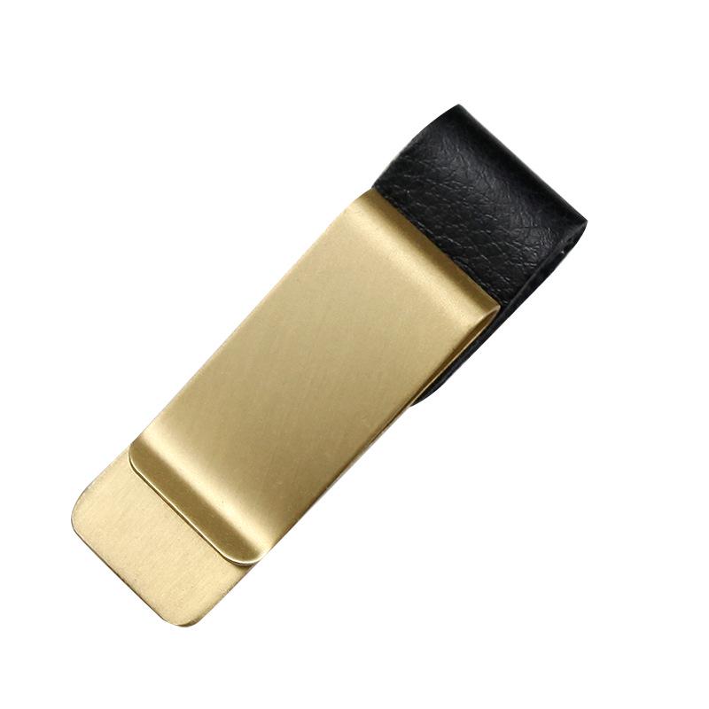 Retro Brass and Stainless Steel Pen Clip for TN Travel Notebooks