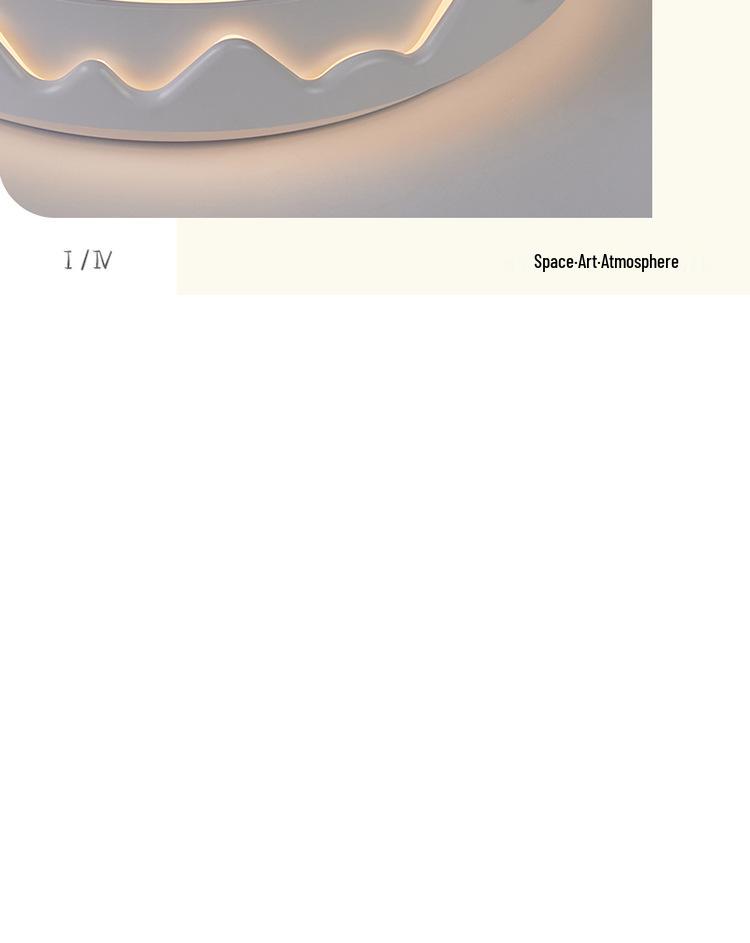 2025 Modern Minimalist Ceiling Light - Cream Style Living Room Main Light