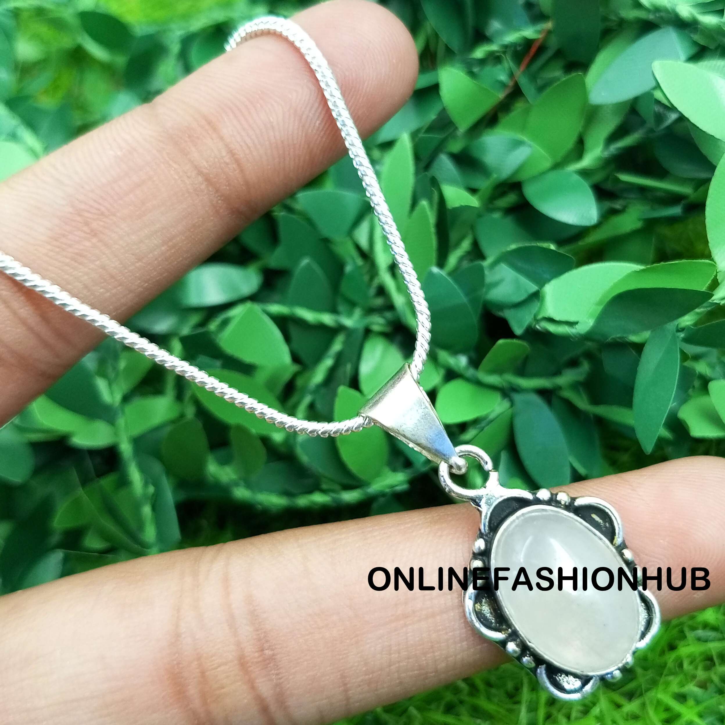 

Драгоценный камень Тигровый глаз 925 пробы с серебряным покрытием, ожерелье, цепочка, кулон, ювелирные изделия NST-NC26