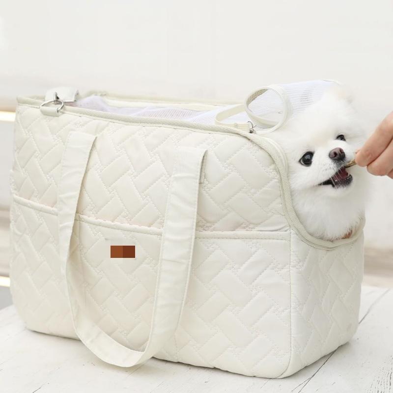 Small dog backpack, cat bag, travel cat bag, single shoulder large capacity, winter outing, crossbody carry for cat litter